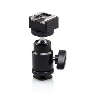 LCD Monitor Adapter 1/4" Camera Hot Shoe Mount +Hot Shoe Base to Video Camcorder Hot Shoe for LCD Monitors, flash, Led Video Light, Camera : Camera & Photo