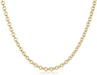 Men's 14k Yellow Gold 2.5mm Rolo Chain Necklace, 24":  Curated Collection: Jewelry