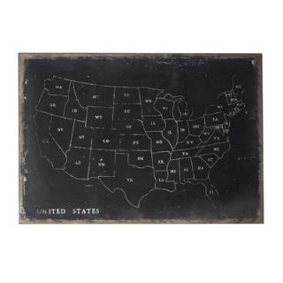 Sterling Industries Chalk Outline Map Of Usa