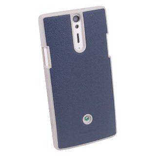 HIGH QUALITY TPU RUBBER HARD COVER CASE FOR SONY XPERIA S LT26i Arc HD BLUE: Cell Phones & Accessories