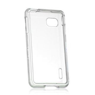VMG For LG Optimus F3 LS720 LS 720 Cell Phone Hard Case Cover   CLEAR See Thru Transparent [by VanMobileGear]: Everything Else