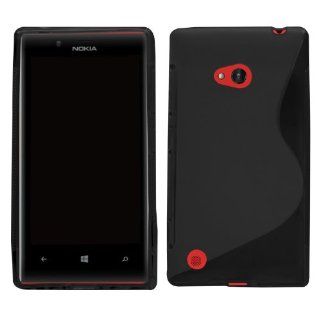 SAMRICK   Nokia Lumia 720 & Nokia 720 RM 885   'S' Wave Hydro Gel Protective Case   Black Cell Phones & Accessories