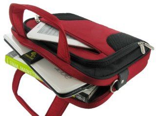 rooCASE Netbook / iPad Carrying Bag for Acer Aspire AO721 3620 11.6 Inch Netbook Black   Deluxe Series Red / Black: Computers & Accessories