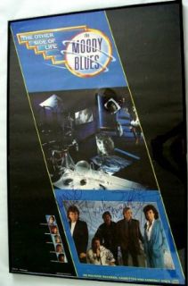 MOODY BLUES Autographed FRAMED Signed Poster & PROOF: Entertainment Collectibles