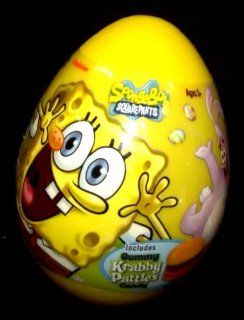 Easter Spongebob Squarepants Egg with Krabby Patty Gummy Candy : Hard Candy : Grocery & Gourmet Food
