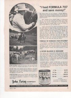 Frank McGraw Guest Ranch Estes Park Colorado 707 Conditioner Horses 1967 Farm Antique Advertisement : Prints : Everything Else
