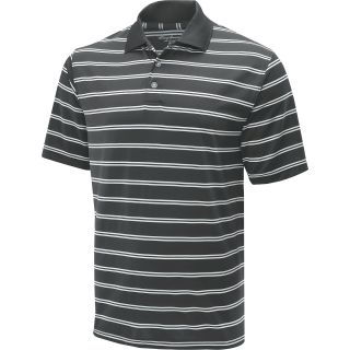 TOMMY ARMOUR Mens Striped Short Sleeve Golf Polo   Size: 2xl, Smoked Pearl