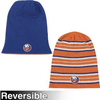 Reebok New York Islanders Faceoff Long Reversible Knit Hat One Size Fits All : Baseball Caps : Sports & Outdoors