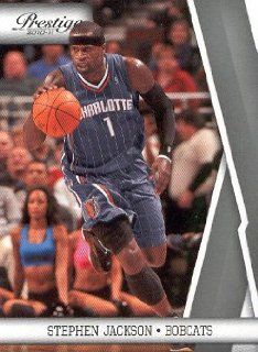 2010 11 Panini Prestige Basketball #12 Stephen Jackson Charlotte Bobcats NBA Trading Card: Sports Collectibles