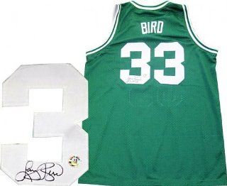 Larry Bird Autographed Jersey: Sports & Outdoors