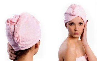 1 Microfiber Hair Wrap Twist Turban Towel Bath Shower Spa Facial Sauna (Random Color) : Hair Drying Towels : Beauty