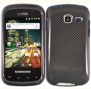Gray Black Carbon Fiber Pattern Hard Cover Case for Samsung Transfix SCH R730: Cell Phones & Accessories