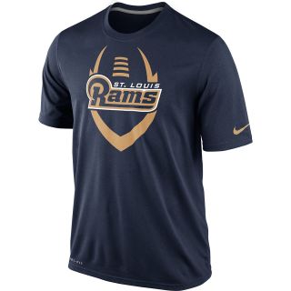 NIKE Mens St. Louis Rams Dri FIT Legend Icon Short Sleeve T Shirt   Size: