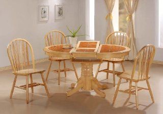 Tile Top Natural Dining Room Set Table Chair Chairs Furniture & Decor