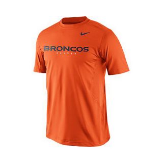 NIKE Mens Denver Broncos Dri FIT Hypercool Speed Short Sleeve T Shirt   Size: