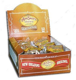 Chewy Pecan Pralines Box of 12  Nut Cluster Candy  Grocery & Gourmet Food