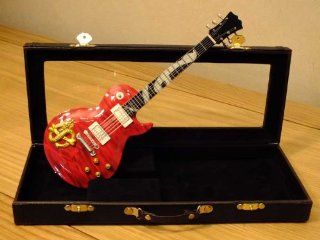 RGM718 Slash GNR Snake Pit Miniature Guitar in Leather Case   Collectible Figurines