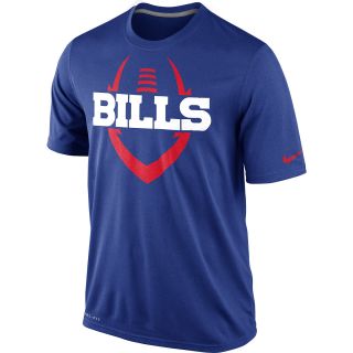 NIKE Mens Buffalo Bills Dri FIT Legend Icon Short Sleeve T Shirt   Size: L,