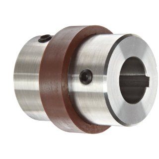 Boston Gear BF1811/8X11/4 Shaft Coupling, Spider Ring (3 Jaw), Coupling Size BF18, 2.250" Hub Diameter, 1.250" Driven Hub Bore, 1.125" Driver Hub Bore, 2.719" Max Outer Diameter, 8 horsepower Max HP, 300 pounds per inch Max Torque: Set 
