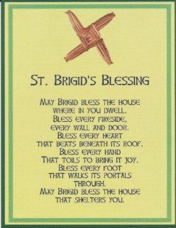 Saint Bridget/Brigid's Cross Irish House Blessing Holy Post Card : Other Products : Everything Else