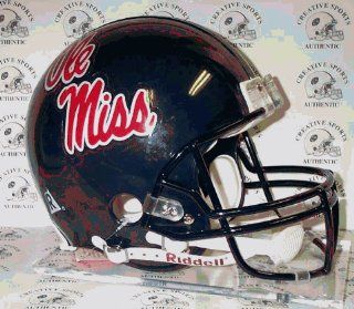Mississippi Ole Miss Rebels   Riddell Authentic NCAA Full Size Proline Football Helmet : Sports Related Collectible Full Sized Helmets : Sports & Outdoors