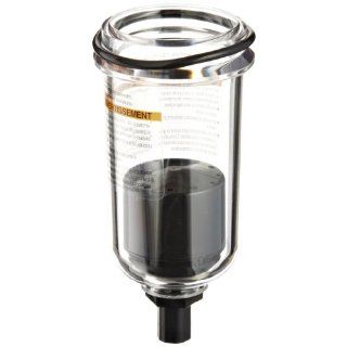Parker PS722P Polycarbonate Bowl with Automatic Float Drain for 06, 11F and 06E Series Filter/Regulator, 4.4oz Capacity, 15 to 250 psig: Compressed Air Combination Filters And Regulators: Industrial & Scientific