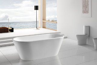 AKDY Bathroom White Color FreeStand Acrylic Bathtub AZ F294    