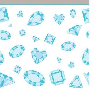 Celebrate Diamonds Wedding Themed Table Cover   Bridal Shower Supplies: Health & Personal Care