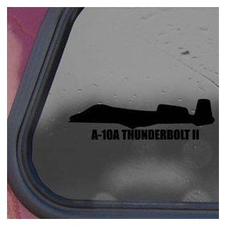 A 10A THUNDERBOLT II Black Sticker Decal Military Soldier Black Sticker Decal   Decorative Wall Appliques  