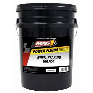Mag 1 (725) Red High Temperature Wheel Bearing Grease   5 Gallon Pail: Automotive