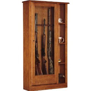 American Furniture Classics 725 10 Gun/Curio Cabinet Combination