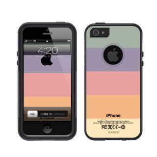 Otterbox Commuter Series  Black iPhone 5 Case Pastel Stripes: Cell Phones & Accessories