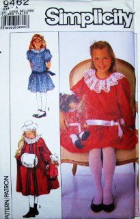 SIMPLICITY Sewing Pattern 9462 Very Rare VINTAGE! ~ (Size 6 14)  Little Girls' Dress, Lined Cape, Hat & Muff ~ replica American Girl Samantha: Everything Else