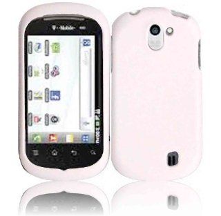 White Hard Case Cover for LG Doubleplay C729 LG Flip 2 II: Cell Phones & Accessories