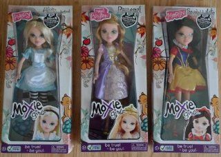 Moxie Girlz Princess Doll Set: Alice in Wonderland, Rapunzel and Snow White: Toys & Games