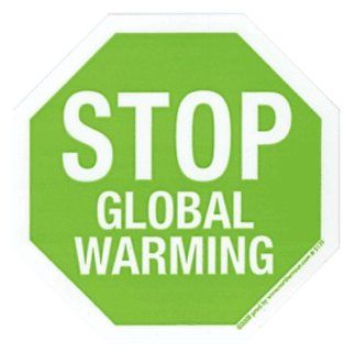 Stop Global Warming Sticker: Automotive