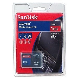 Blackberry Curve 8310 Sandisk MicroSD 1GB Memory Card: Computers & Accessories