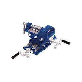 Westward 10D733 Drill Press Vise, Cross Slide, Stnry, 6 In: Bench Clamps: Industrial & Scientific