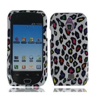 For T Mobil Sansung Exhibit 4G T759 Accessory   Color Leopard Designer Hard Case Cover: Cell Phones & Accessories