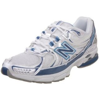 New Balance Women's Wrw760 Fitness Walking Shoe, White/Blue, 6 B: Shoes