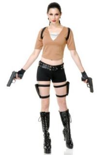 Tomb Raider Lara Croft Adult Costume: Adult Sized Costumes: Clothing