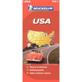 Michelin Map USA Road 761 (Maps/Country (Michelin)) Michelin 9782067123144 Books