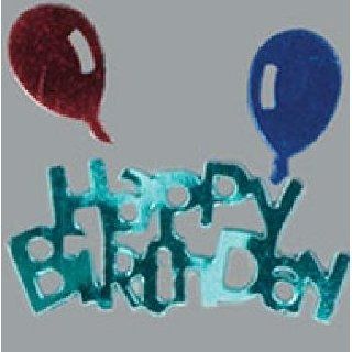 Confetti Happy Birthday Balloon Multicolor: Toys & Games