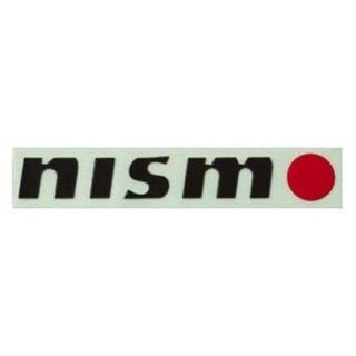 Nissan Nismo Sticker Black Letters / Red O (6.0" x 7/8") 999G1 SR002BK: Automotive
