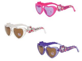 Hello Kitty Hearts   Die cut Sunglasses for Kids (Random Color): Toys & Games