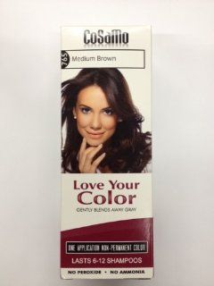 CoSaMo  Love Your Color  Ammonia & Peroxide Free Hair Color #738 Natural Dark Blonde (Pack of 3) : Chemical Hair Dyes : Beauty