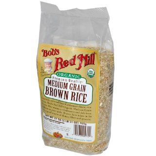 Bob's Red Mill, Organic, Medium Grain Brown Rice, 27 oz (765 g) Health & Personal Care