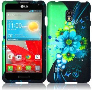 Pleasing Flower Design Hard Case Cover Premium Protector for LG Optimus F7 US780 (by Boost Mobile / US Cellular) with Free Gift Reliable Accessory Pen: Cell Phones & Accessories