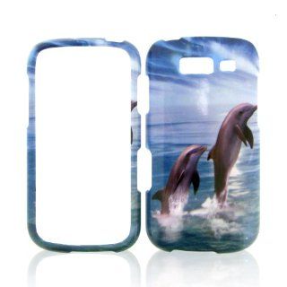 Samsung Galaxy Blaze 4G 4 G T769 T 769 Dolphins on Blue Ocean Design Snap On Hard Protective Cover Case Cell Phone: Cell Phones & Accessories