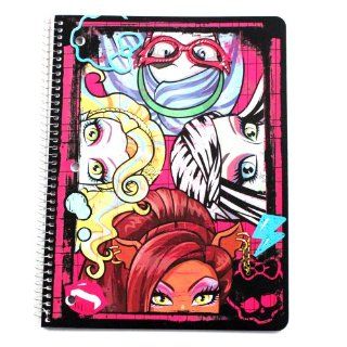 Monster High Spiral Notebook 50 Sheet 1 Subject School Wide Ruled Journal Pad : Personal Organizers : Office Products